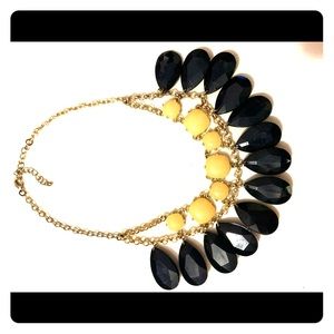 Navy & white necklace